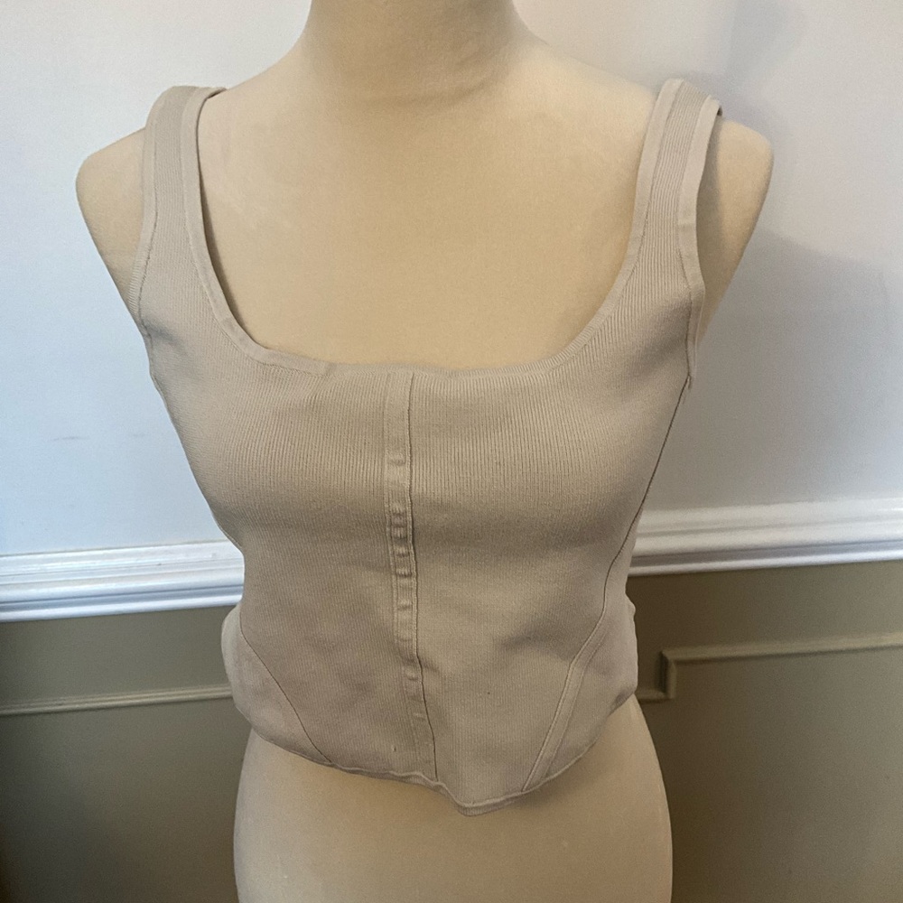 Babaton Cream Knit Top